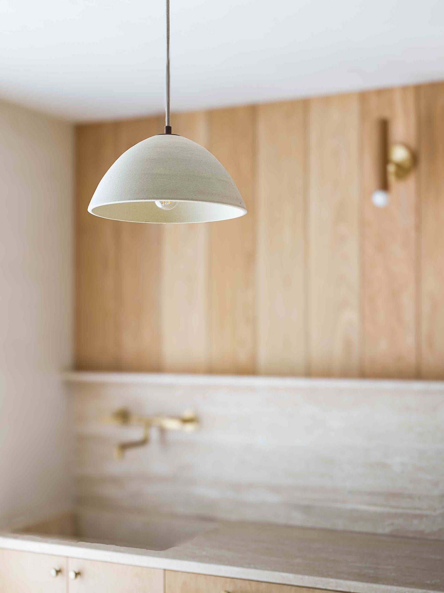 Victoria Morris Una Pendant with Chalk Line